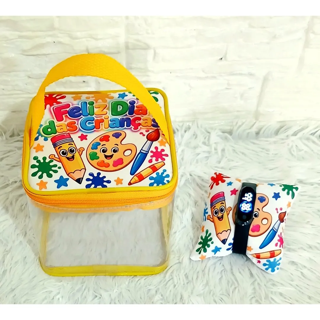 Frasqueira Cristal Personalizada com Relógio Digital e Almofadinha - foto 4