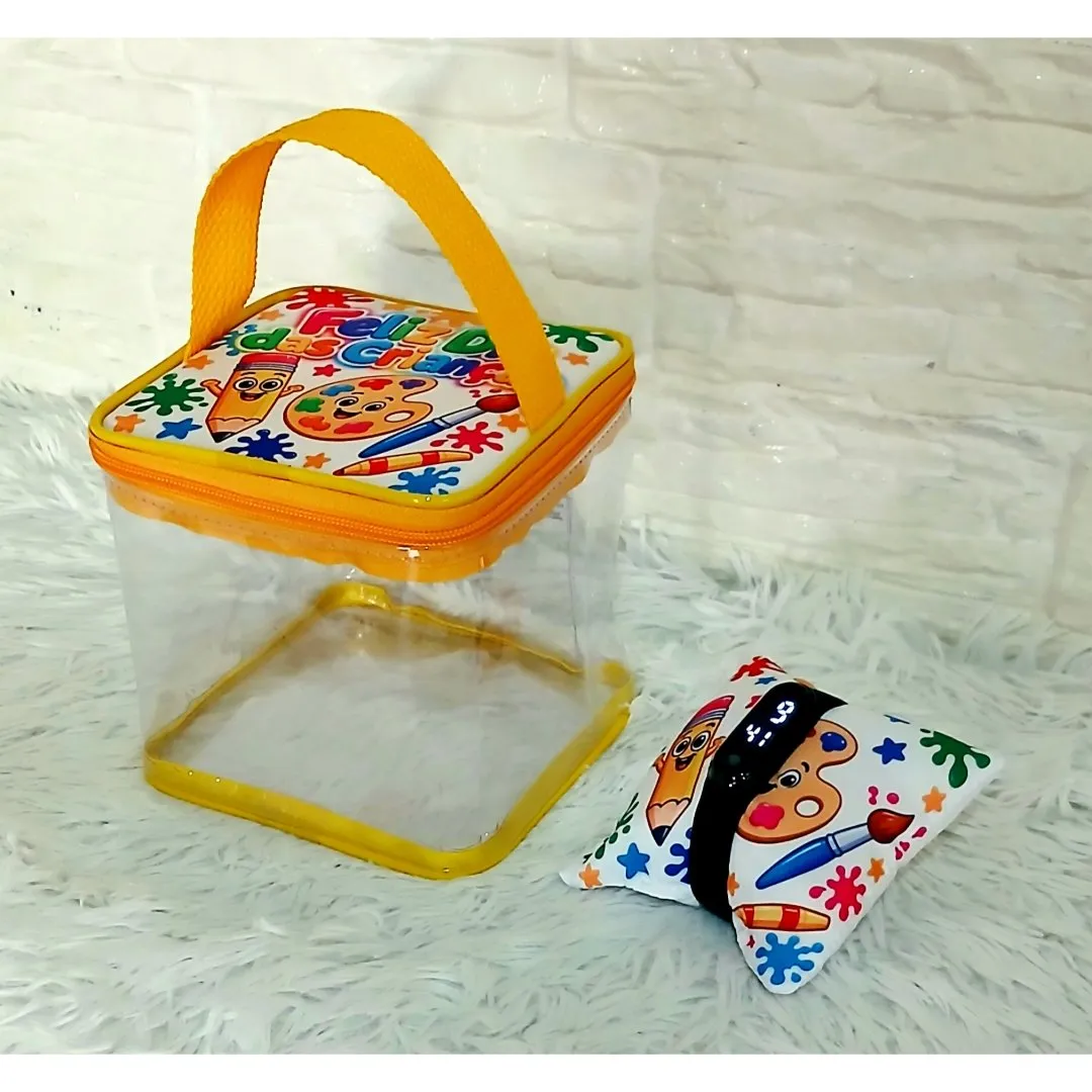 Frasqueira Cristal Personalizada com Relógio Digital e Almofadinha - foto 5