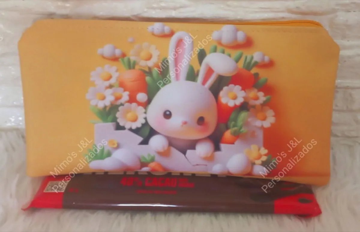 Bolsinha Porta Barra Chocolate Personalizado Lembrancinha - foto 4
