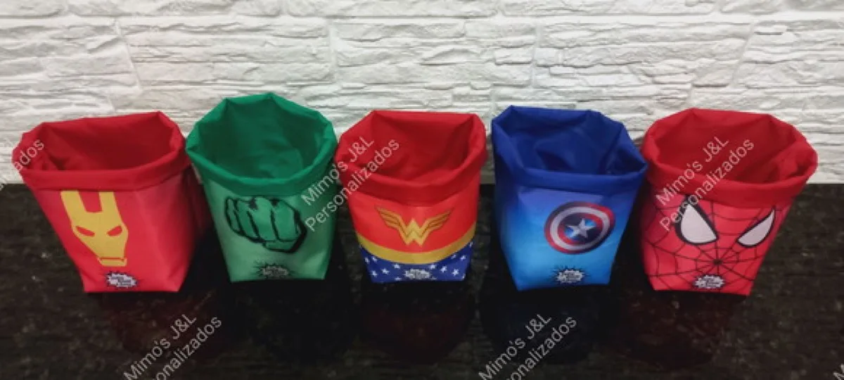 Cachepot Nylon Personalizada Lembrancinha - foto 3